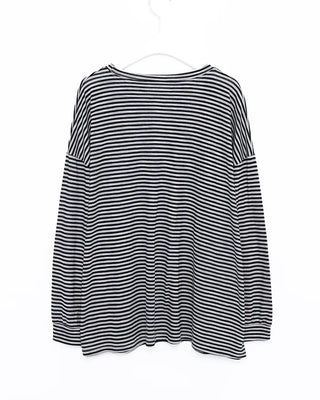 Oversized Striped Long Sleeve T-Shirt