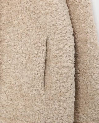 Half-neck boa jacket