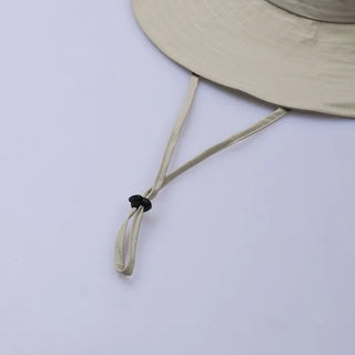 Wide-brimmed safari hat