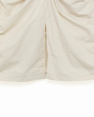 Banded Shirring Midi Skirt