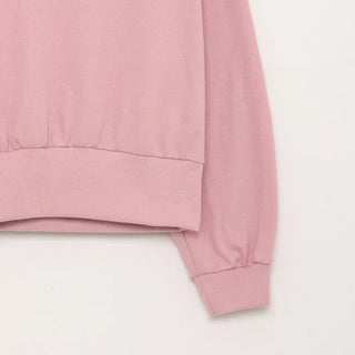 Boat neck sweatshirt