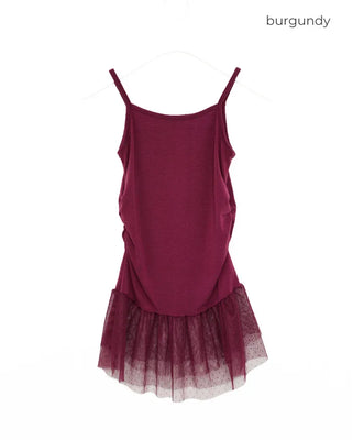 Polka Dot Frill Layered Camisole