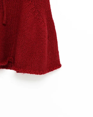 Ribbon string knit bustier
