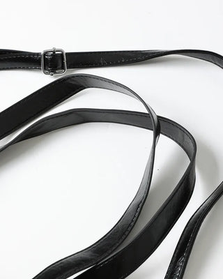 Y2K Leather Shoulder Bag