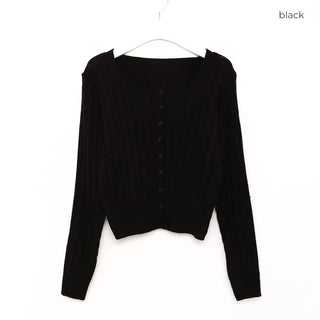 Cable knit cardigan