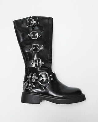 Buckle Point Long Boots