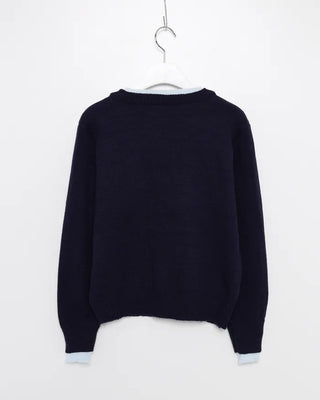 Pointed Layered Cardigan