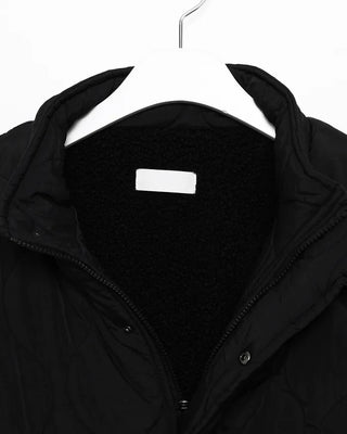 Wave quilted jacket