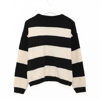 Bold Border Oversized Knit
