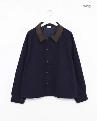 (Unisex) Corduroy Collar Jacket