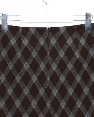 Checkered mini skirt