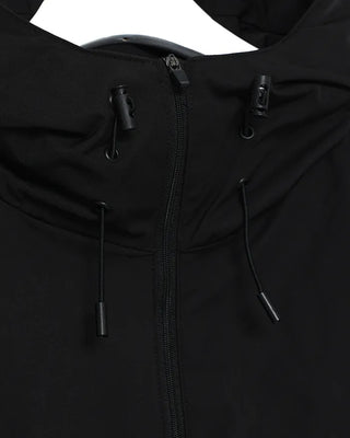 Oversized hooded windbreaker