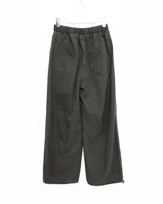 Cotton pintuck pants