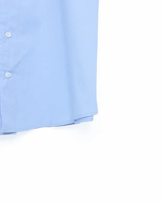 (Unisex) Oversized One-Pocket Collar Half Shirt