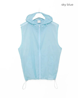 Windbreaker Hooded Vest