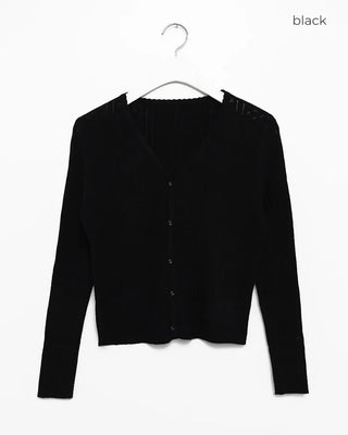 Punching knit ensemble