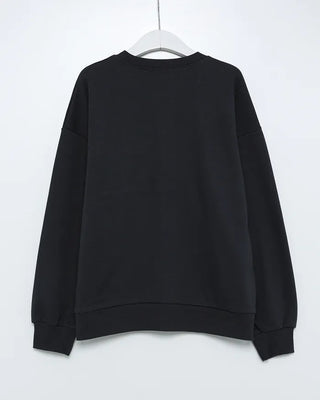 WOOD print sweatshirt