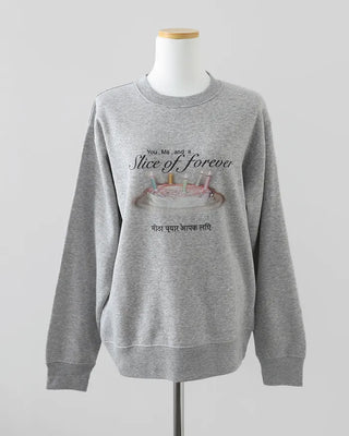 [1st Re-release] (ORIGINAL) Sweet Cake Brushed Fleece Sweatshirt
