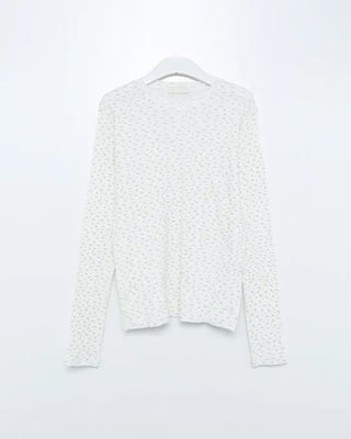 Lace sheer sleeve layered T-shirt