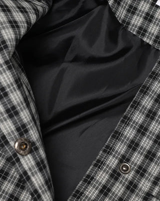 Checked string jacket