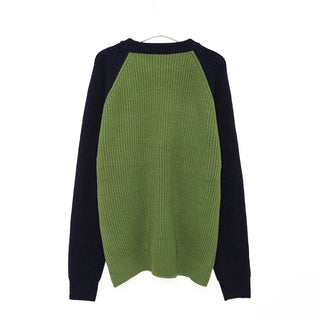 (Unisex) Raglan Bicolor Knit