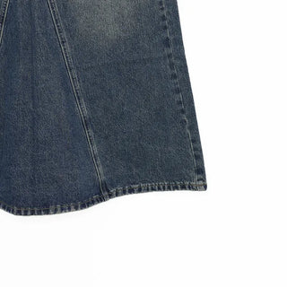 Maxi Slit Denim Long Skirt