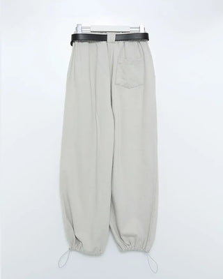 Belted Tuck Sweatpants