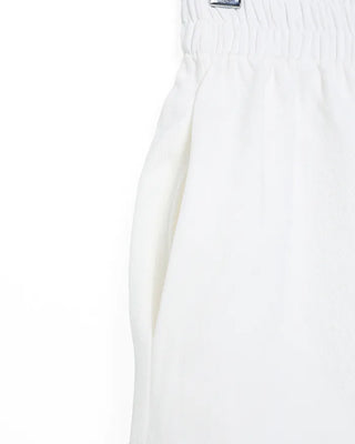 Cotton elastic waist pants