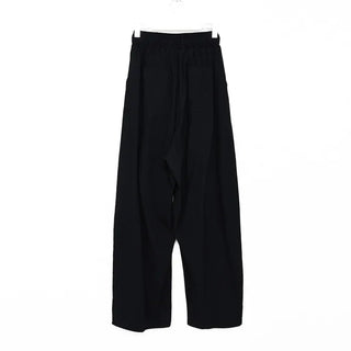 Nylon oversized wide-leg pants