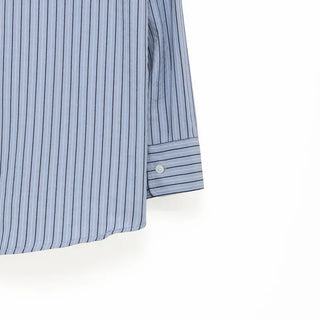 Two-tone striped pocket shirt
