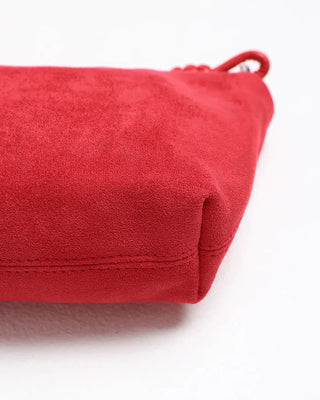 Simple suede bag