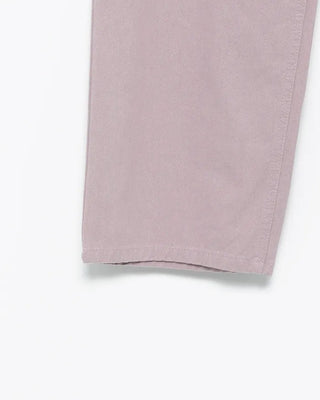 Back flap pocket cotton wide pants
