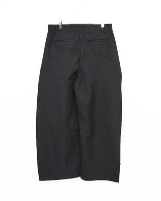 Slit wide pants