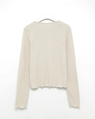 Side-button pointe cardigan