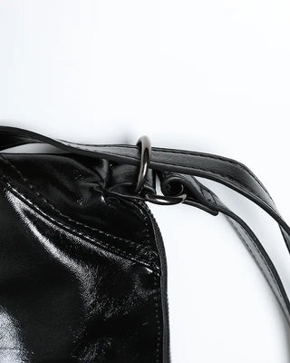 2-way leather shoulder bag