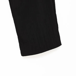 Two-tone banded slacks