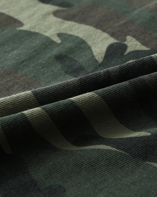 (ORIGINAL) Lettering Camo Half T-Shirt