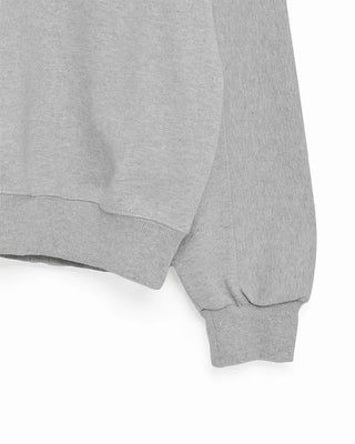 Round neck sleeve piping sweatshirt