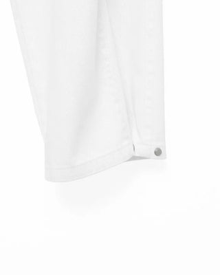 Balloon-fit pants with side pleats