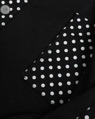 Dot canvas tote bag