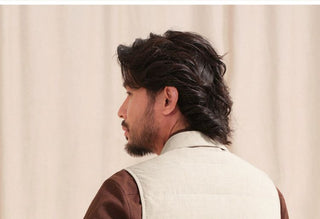 [CULTUM] Tailored Down Vest with Notch Lapel