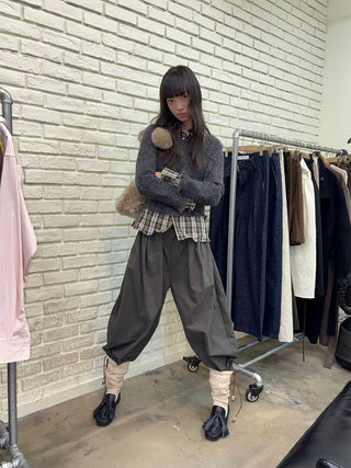 [NeverSeez] Plaid Cotton Shirt