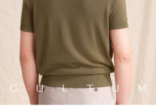 [CULTUM] Knit Polo Shirt