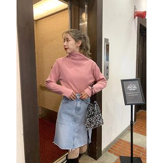Basic denim skirt