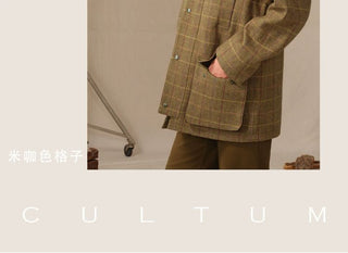 [CULTUM] Waterproof Wool Hunting Field Jacket
