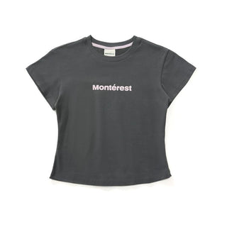[Monterest] Slim Fit Logo Crewneck T-Shirt