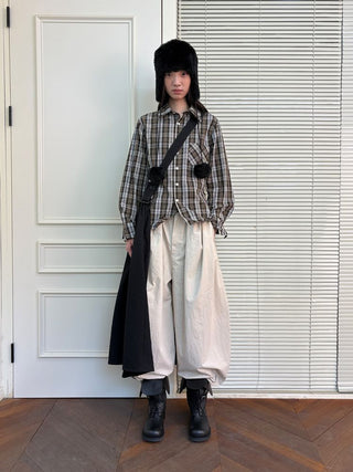 [NeverSeez] Jacquard Voluminous Skirt