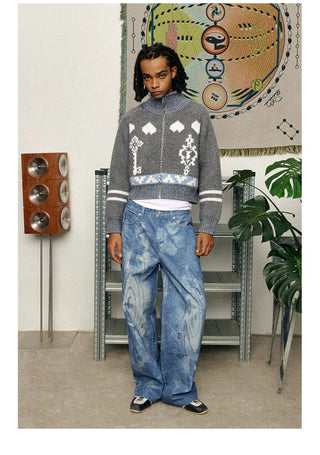 [CONP] Lucky Clover Wide Leg Jeans