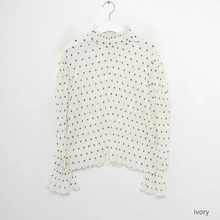 Polka dot blouse