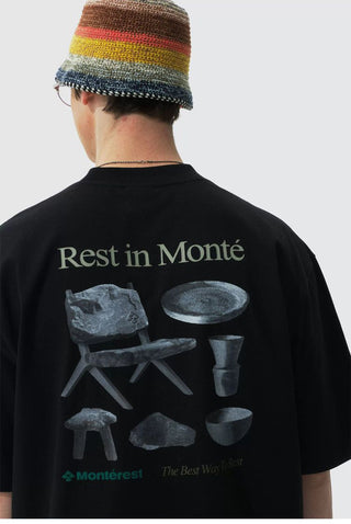 [Monterest] 5A Antibacterial Quick-Dry Outdoor Print Tee